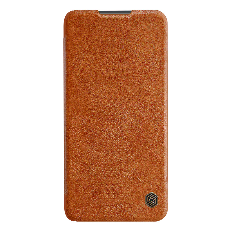 Nillkin Qin odinis dėklas Xiaomi Redmi 9T 4G - rudas