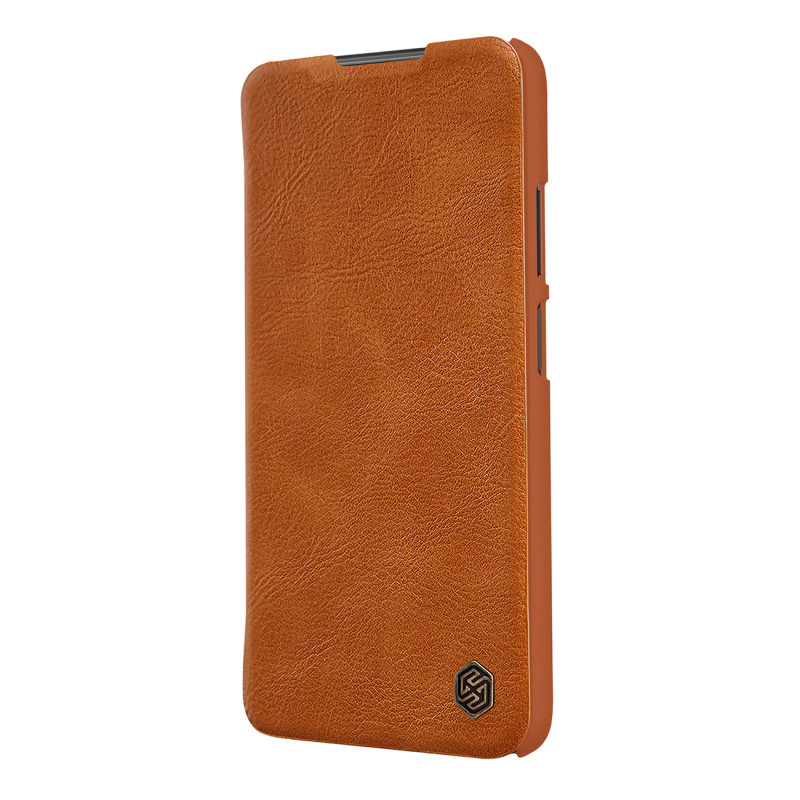 Nillkin Qin odinis dėklas Xiaomi Redmi 9T 4G - rudas