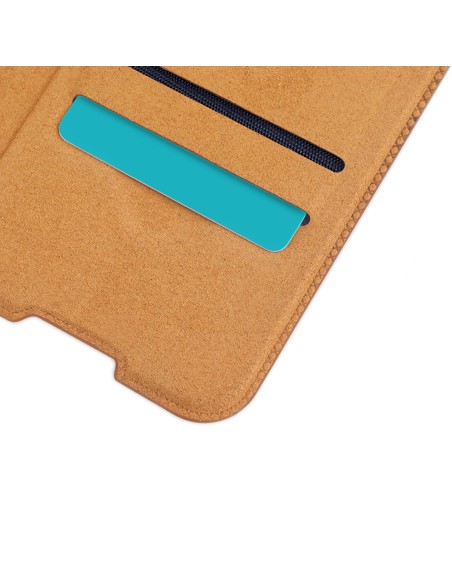 Nillkin Qin odinis dėklas Xiaomi Redmi 9T 4G - rudas Nillkin Qin odinis dėklas Xiaomi Redmi 9T 4G - rudas