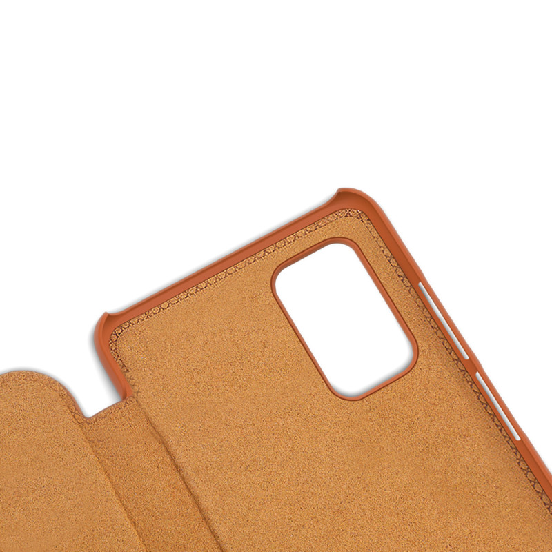 Nillkin Qin odinis dėklas Xiaomi Redmi 9T 4G - rudas