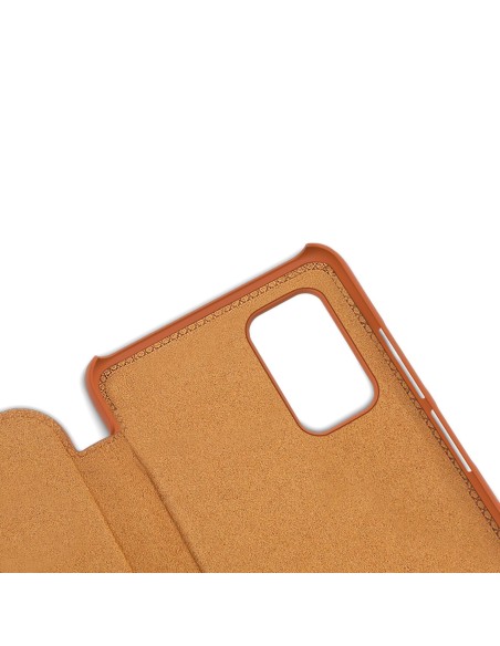Nillkin Qin odinis dėklas Xiaomi Redmi 9T 4G - rudas Nillkin Qin odinis dėklas Xiaomi Redmi 9T 4G - rudas