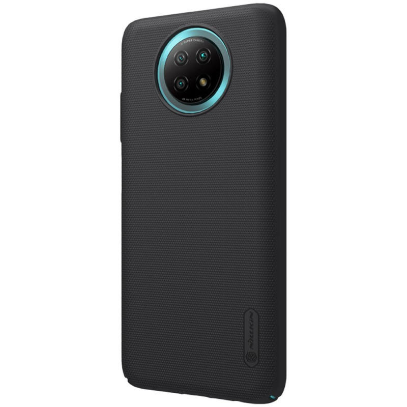Nillkin Super Frosted Shield sustiprintas dėklo dangtelis skirtas Xiaomi Redmi Note 9T 5G juodas