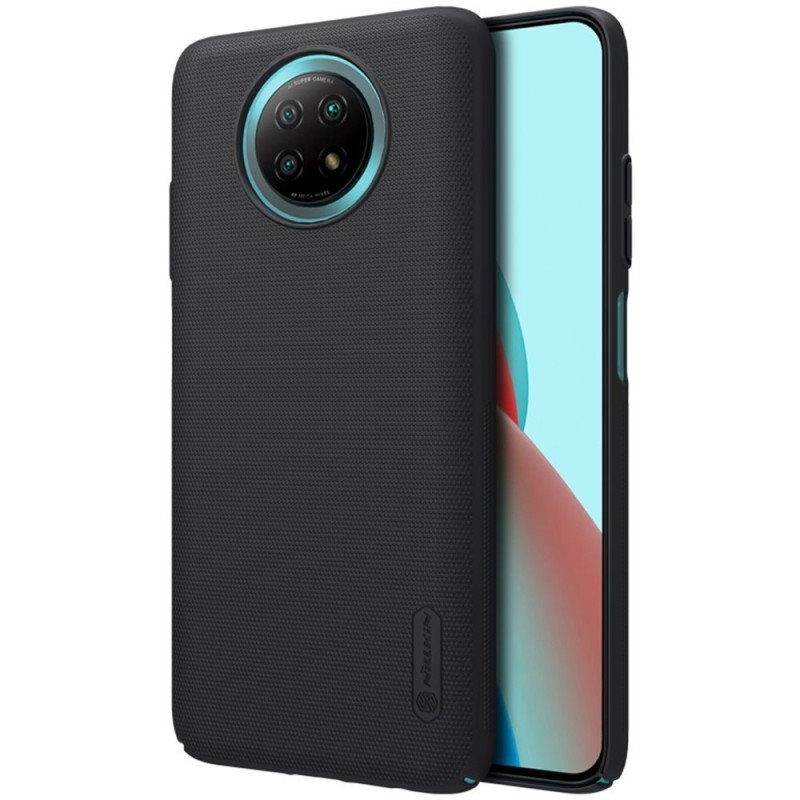 Nillkin Super Frosted Shield sustiprintas dėklo dangtelis skirtas Xiaomi Redmi Note 9T 5G juodas
