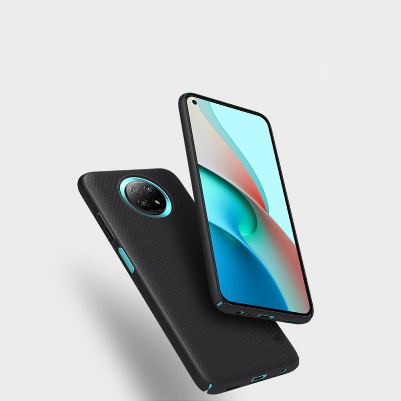 Nillkin Super Frosted Shield sustiprintas dėklo dangtelis skirtas Xiaomi Redmi Note 9T 5G juodas