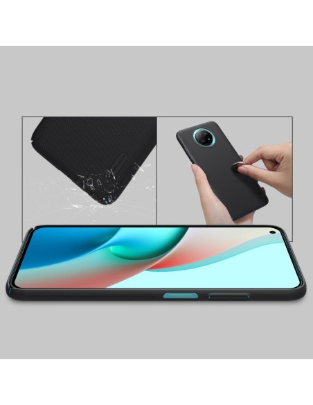 Nillkin Super Frosted Shield sustiprintas dėklo dangtelis skirtas Xiaomi Redmi Note 9T 5G juodas Nillkin Super Frosted Shield sustiprintas dėklo dangtelis skirtas Xiaomi Redmi Note 9T 5G juodas