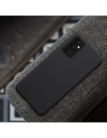 Nillkin Super Frosted Shield sustiprintas dėklo dangtelis, skirtas Samsung Galaxy A72 4G juodas Nillkin Super Frosted Shield sustiprintas dėklo dangtelis, skirtas Samsung Galaxy A72 4G juodas