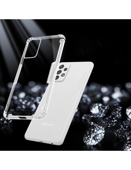 Nillkin Nature gelio dėklas itin plonas Samsung Galaxy A72 4G skaidrus dangtelis