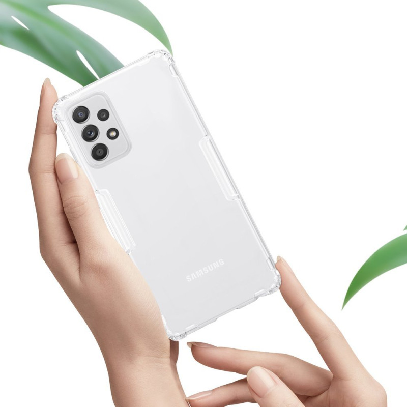 Nillkin Nature gelio dėklas itin plonas Samsung Galaxy A72 4G skaidrus dangtelis