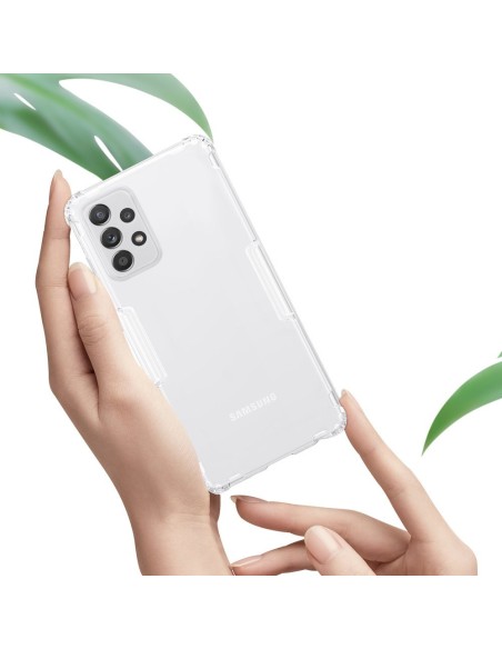 Nillkin Nature gelio dėklas itin plonas Samsung Galaxy A72 4G skaidrus dangtelis
