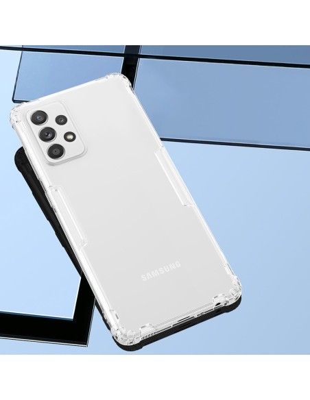 Nillkin Nature gelio dėklas itin plonas Samsung Galaxy A72 4G skaidrus dangtelis