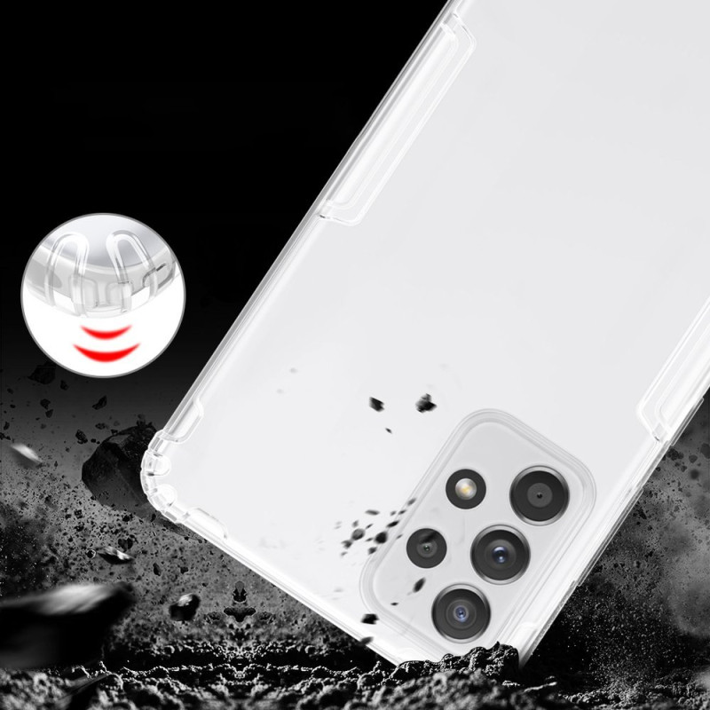 Nillkin Nature gelio dėklas itin plonas Samsung Galaxy A72 4G skaidrus dangtelis