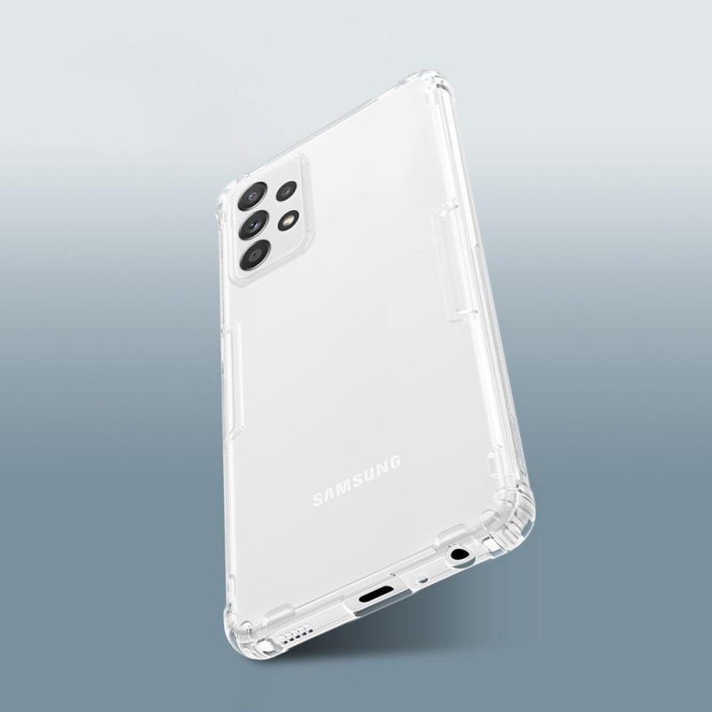 Nillkin Nature gelio dėklas itin plonas Samsung Galaxy A72 4G skaidrus dangtelis
