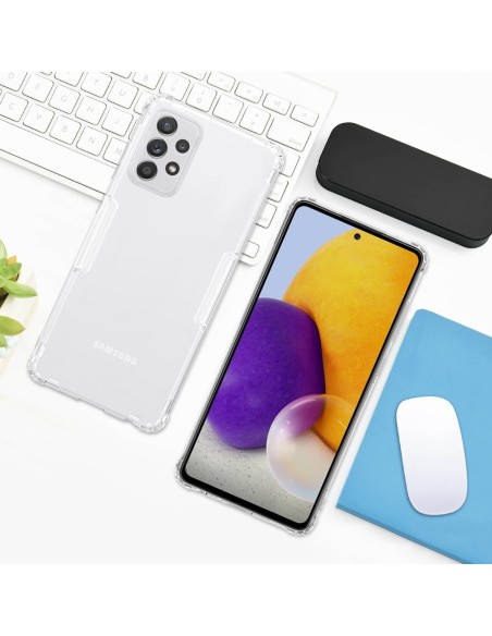 Nillkin Nature gelio dėklas itin plonas Samsung Galaxy A72 4G skaidrus dangtelis