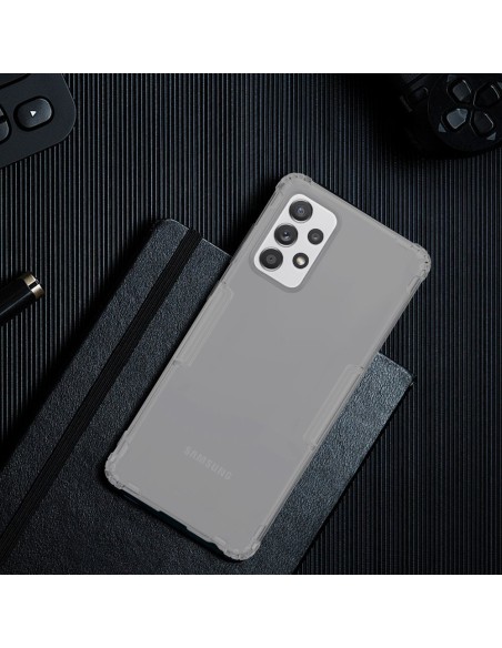Nillkin Nature gelio dėklas itin plonas Samsung Galaxy A72 4G skaidrus dangtelis