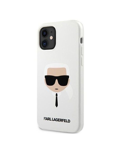 Karl Lagerfeld Silikoninis Karl& 39 s Head dėklas iPhone 12 mini - baltas Karl Lagerfeld Silikoninis Karl& 39 s Head dėklas iPhone 12 mini - baltas