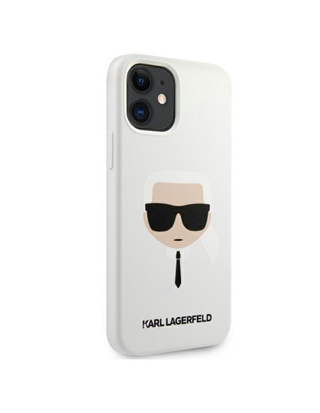 Karl Lagerfeld Silikoninis Karl& 39 s Head dėklas iPhone 12 mini - baltas Karl Lagerfeld Silikoninis Karl& 39 s Head dėklas iPhone 12 mini - baltas