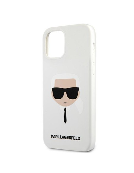 Karl Lagerfeld Silikoninis Karl& 39 s Head dėklas iPhone 12 mini - baltas Karl Lagerfeld Silikoninis Karl& 39 s Head dėklas iPhone 12 mini - baltas