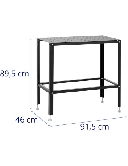 Montavimo suvirinimo stalas perforuotas viršus 3 mm 91,5 x 46 cm iki 100 kg Montavimo suvirinimo stalas perforuotas viršus 3 mm 91,5 x 46 cm iki 100 kg