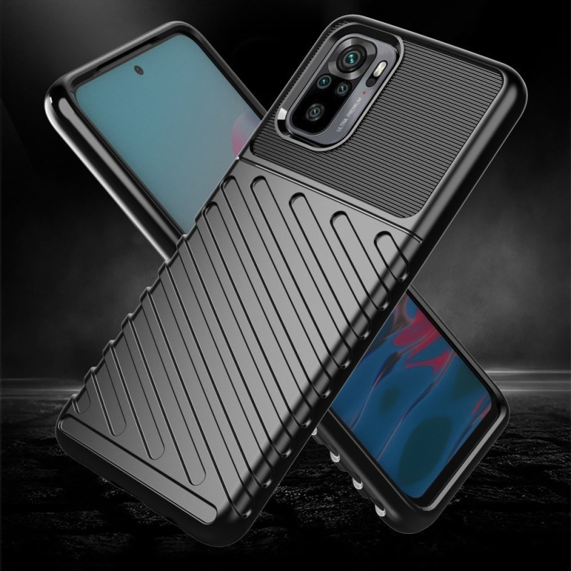 Thunder Case lankstus šarvuotas dėklo dangtelis skirtas Xiaomi Redmi Note 10 / Redmi Note 10S mėlynas