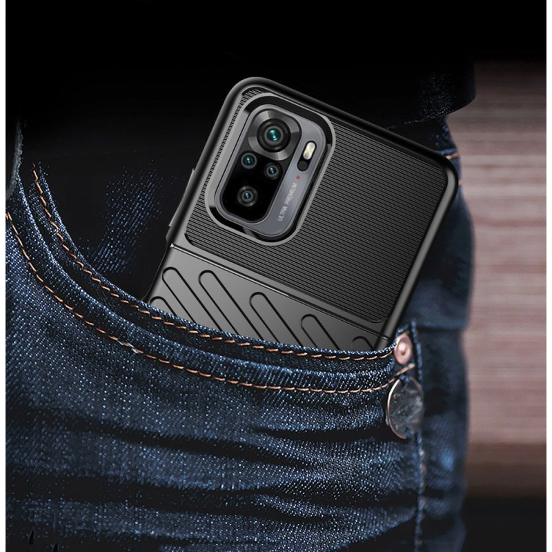 Thunder Case lankstus šarvuotas dėklo dangtelis skirtas Xiaomi Redmi Note 10 / Redmi Note 10S mėlynas