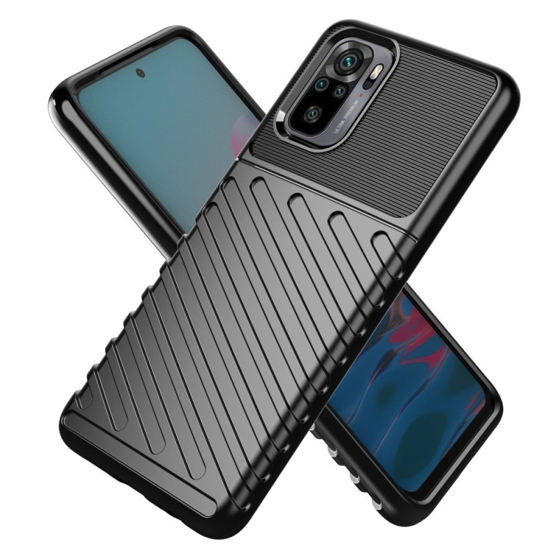 Thunder Case lankstus šarvuotas dėklo dangtelis skirtas Xiaomi Redmi Note 10 / Redmi Note 10S mėlynas