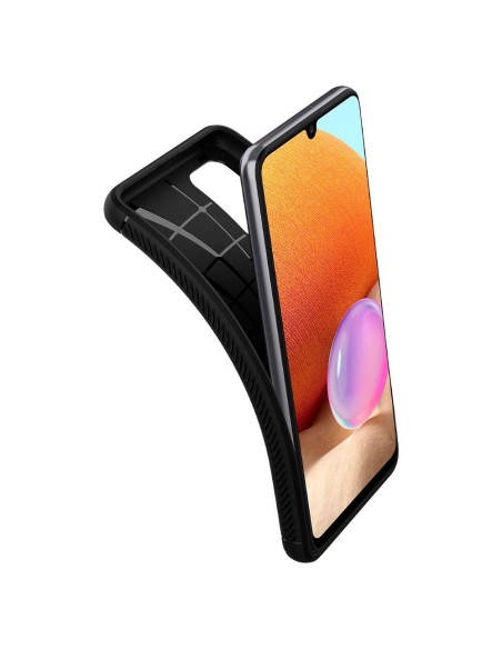 Spigen Rugged Armor dėklas, skirtas Samsung Galaxy A52 / A52S - matinė juoda Spigen Rugged Armor dėklas, skirtas Samsung Galaxy A52 / A52S - matinė juoda