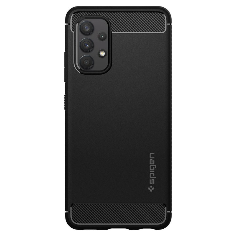 Spigen Rugged Armor dėklas, skirtas Samsung Galaxy A52 / A52S - matinė juoda