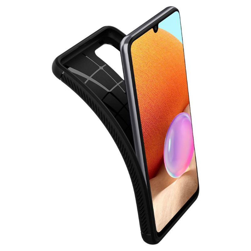 Spigen Rugged Armor dėklas, skirtas Samsung Galaxy A52 / A52S - matinė juoda