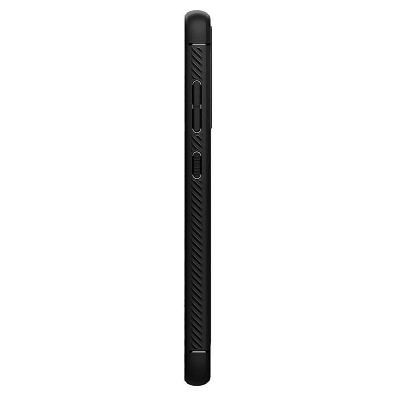 Spigen Rugged Armor dėklas, skirtas Samsung Galaxy A52 / A52S - matinė juoda