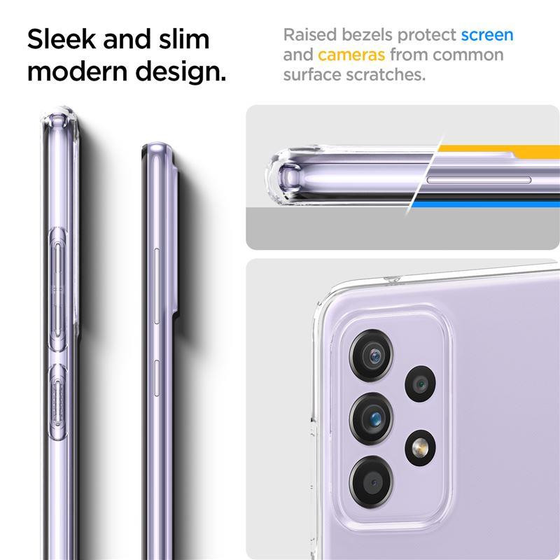 Spigen skystųjų kristalų dėklas Samsung Galaxy A52 / A52S - skaidrus Spigen skystųjų kristalų dėklas Samsung Galaxy A52 / A52S - skaidrus