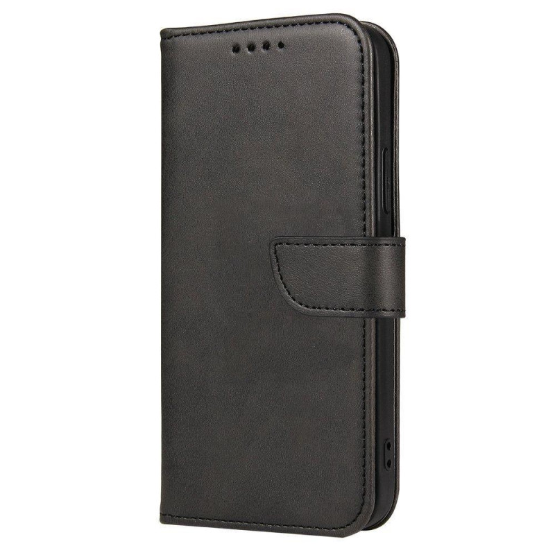 Magnet Case elegantiškas dėklo dangtelis su atvartu ir stovo funkcija, skirta Oppo Reno 4 Pro 5G juodai