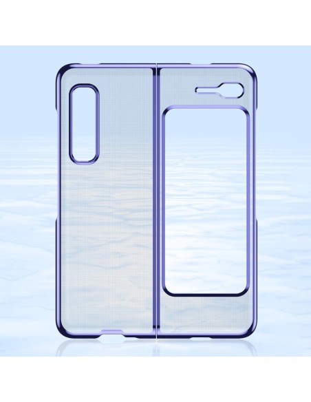 Plating Case kieto dėklo dangtelis su metaliniu rėmeliu, skirtas Samsung Galaxy Fold mėlynai Plating Case kieto dėklo dangtelis su metaliniu rėmeliu, skirtas Samsung Galaxy Fold mėlynai