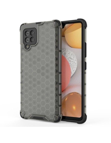 Korinis šarvuotas dėklas su gelio rėmeliu, skirtas Samsung Galaxy A42 5G juodas Korinis šarvuotas dėklas su gelio rėmeliu, skirtas Samsung Galaxy A42 5G juodas