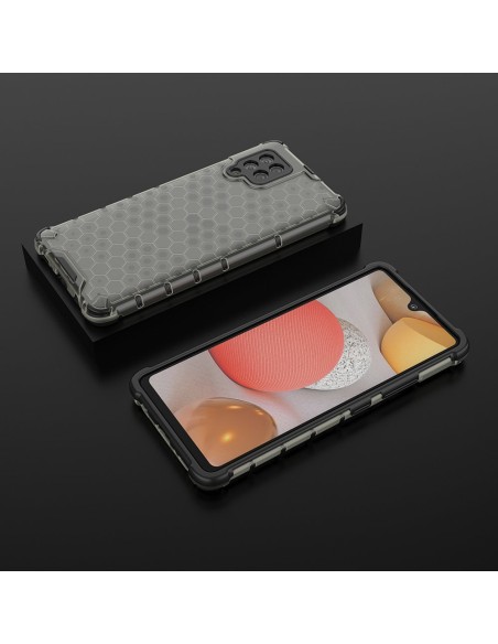 Korinis šarvuotas dėklas su gelio rėmeliu, skirtas Samsung Galaxy A42 5G juodas Korinis šarvuotas dėklas su gelio rėmeliu, skirtas Samsung Galaxy A42 5G juodas