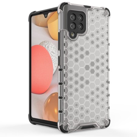 Korinis šarvuotas dėklas su gelio rėmeliu, skirtas Samsung Galaxy A42 5G mėlynai Korinis šarvuotas dėklas su gelio rėmeliu, skirtas Samsung Galaxy A42 5G mėlynai