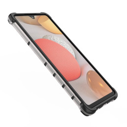 Korinis šarvuotas dėklas su gelio rėmeliu, skirtas Samsung Galaxy A42 5G green