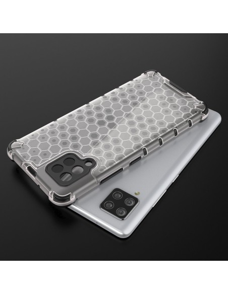 Korinis šarvuotas dėklas su gelio rėmeliu, skirtas Samsung Galaxy A42 5G green