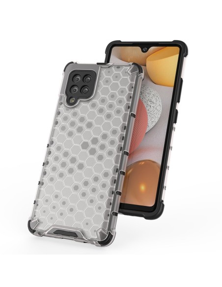 Korinis šarvuotas dėklas su gelio rėmeliu, skirtas Samsung Galaxy A42 5G red