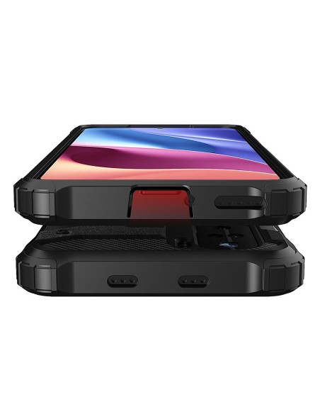 Hybrid Armor šarvuotas hibridinis dėklo dangtelis skirtas Xiaomi Redmi K40 Pro+ / K40 Pro / K40 / Poco F3 gold