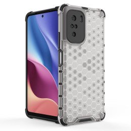 Korinis šarvuotas dėklas su gelio rėmu Xiaomi Redmi K40 Pro+ / K40 Pro / K40 / Poco F3 juodas