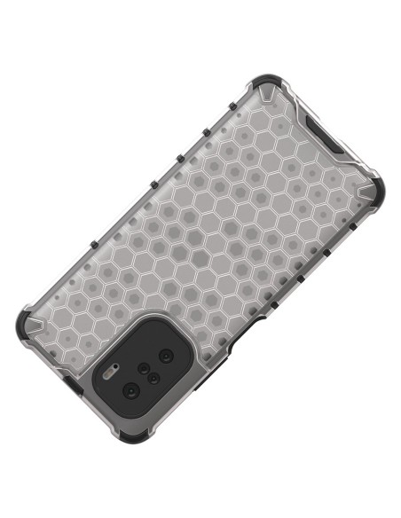 Korinis šarvuotas dėklas su gelio rėmu Xiaomi Redmi K40 Pro+ / K40 Pro / K40 / Poco F3 mėlynas