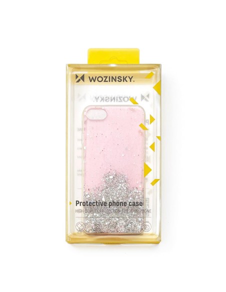 Wozinsky Star Glitter blizgus dėklo dangtelis su blizgučiais, skirtas Xiaomi Mi 11 green