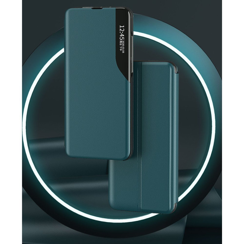 Eco Leather View Case elegantiškas dėklas su atvartu ir stovo funkcija, skirta Xiaomi Redmi K40 Pro+ / K40 Pro / K40 / P...