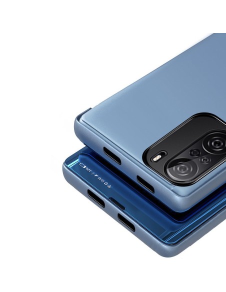 „Clear View“ dėklas Xiaomi Redmi K40 Pro+ / K40 Pro / K40 / Poco F3 juodas „Clear View“ dėklas Xiaomi Redmi K40 Pro+ / K40 Pro / K40 / Poco F3 juodas