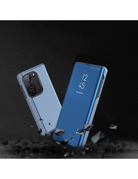 „Clear View“ dėklas Xiaomi Redmi K40 Pro+ / K40 Pro / K40 / Poco F3 juodas „Clear View“ dėklas Xiaomi Redmi K40 Pro+ / K40 Pro / K40 / Poco F3 juodas