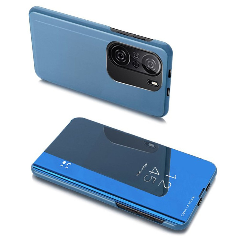 Clear View Case Xiaomi Redmi K40 Pro+ / K40 Pro / K40 / Poco F3 blue Clear View Case Xiaomi Redmi K40 Pro+ / K40 Pro / K40 / Poco F3 blue