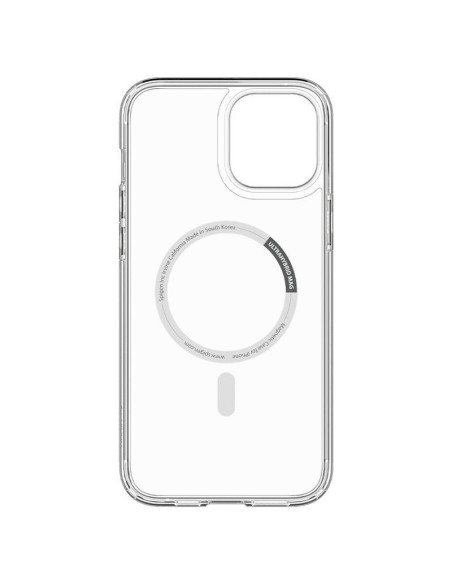 Spigen Ultra Hybrid Mag dėklas su MagSafe, skirtas iPhone 12 Pro Max - baltas Spigen Ultra Hybrid Mag dėklas su MagSafe, skirtas iPhone 12 Pro Max - baltas