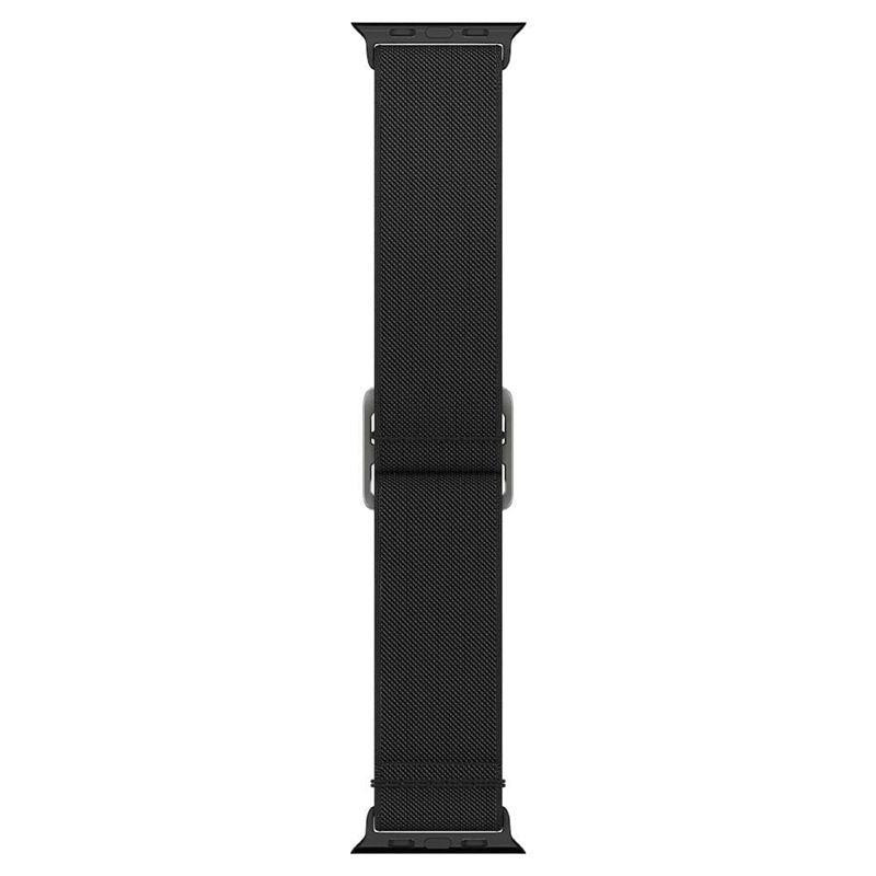 „Spigen Fit Lite“ dirželis, skirtas Apple Watch 4/ 5/ 6/ 7/ 8/ 9/ SE/ Ultra (42/ 44/ 45/ 49 mm) – juodas
