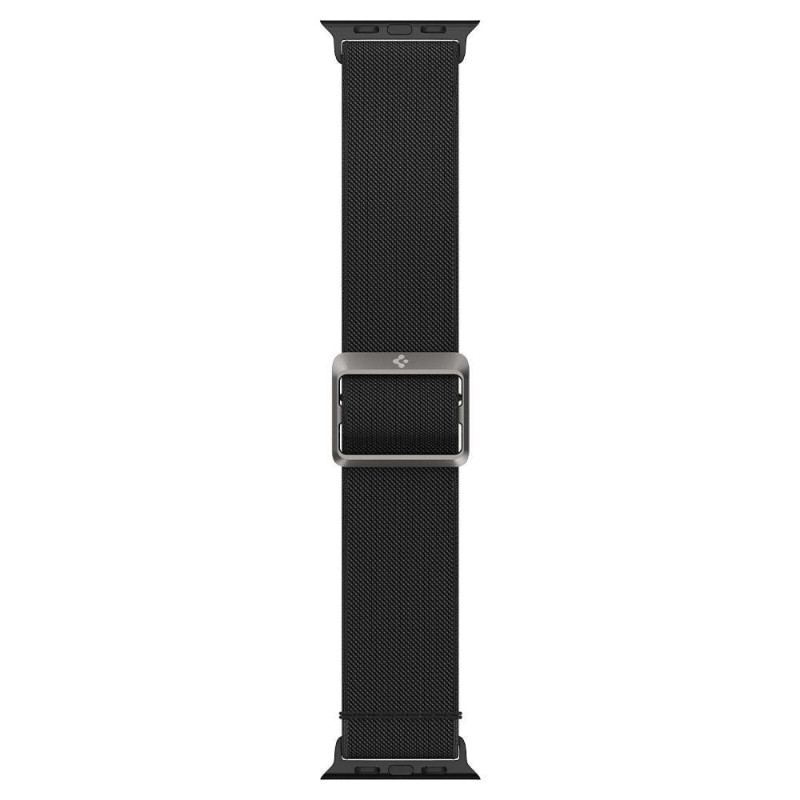 „Spigen Fit Lite“ dirželis, skirtas Apple Watch 4/ 5/ 6/ 7/ 8/ 9/ SE/ Ultra (42/ 44/ 45/ 49 mm) – juodas