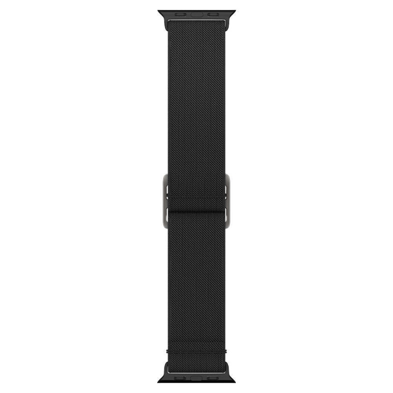 „Spigen Fit Lite“ dirželis, skirtas Apple Watch 4/ 5/ 6/ 7/ 8/ 9/ SE/ Ultra (42/ 44/ 45/ 49 mm) – juodas
